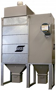 Система фильтрации тонкодисперсной пыли с вентилятором